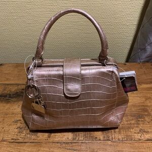 2 for $20-CL America New Tan Croc Like Purse
